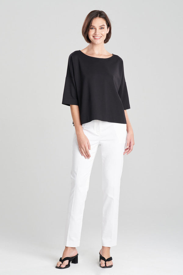 Natori Light Weight Ponte Top Black
