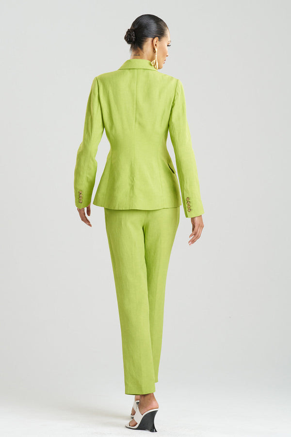 Natori Linen Jacket Pear