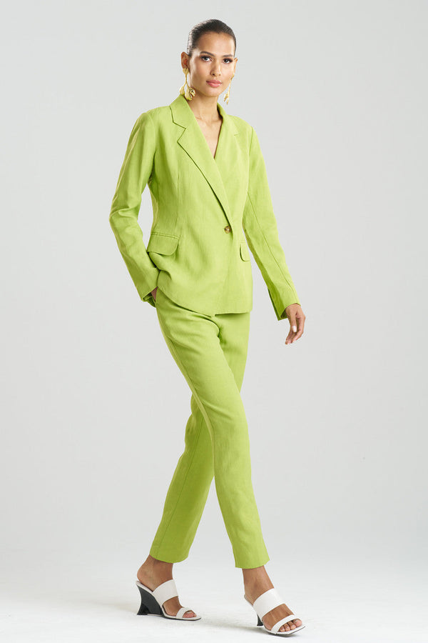 natori Linen Jacket Pear