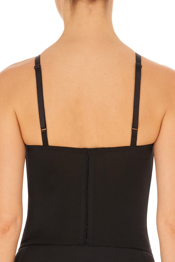 Natori Liquid Tank Bustier Black