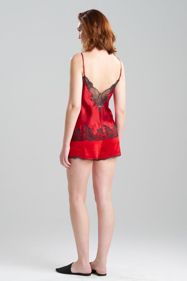 Natori Lolita Cami Scarlet/Ash Black