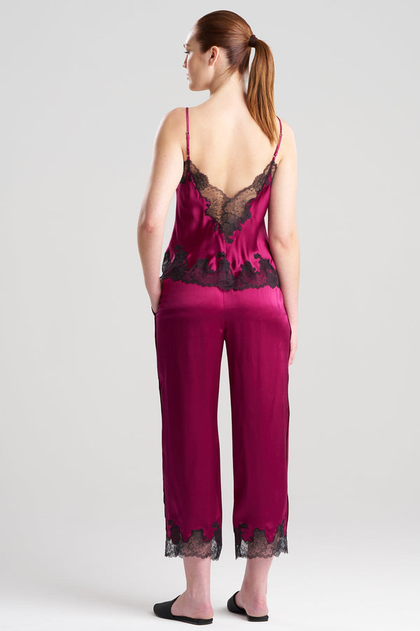 Natori Lolita Lace Cami PJ Deep Garnet