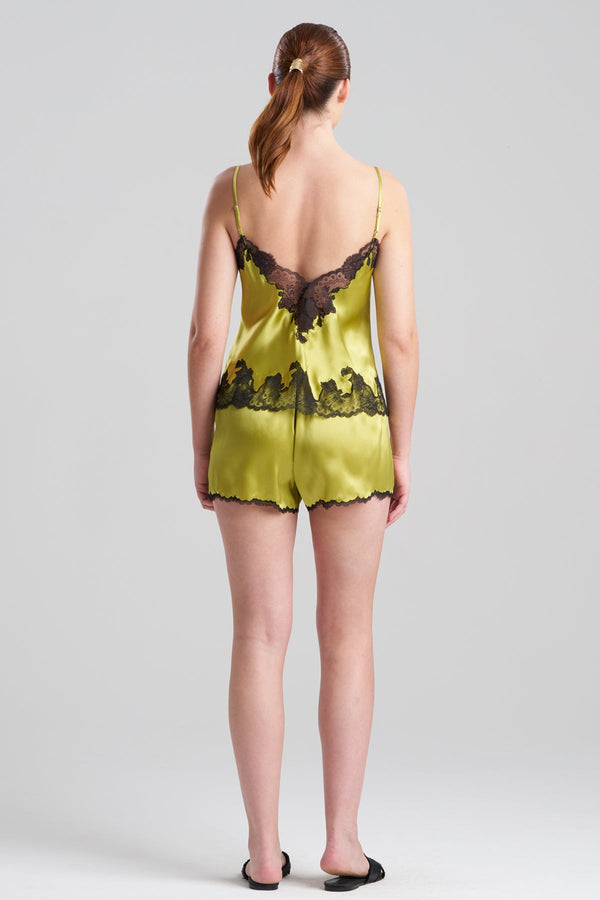 Natori Lolita Lace Cami Shorts PJ Lemon Lime