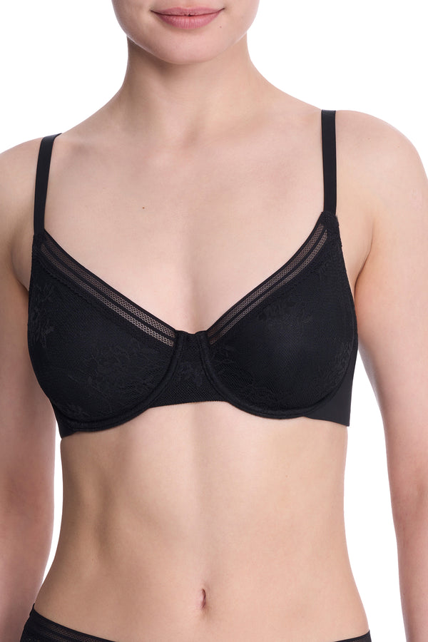 Natori Love Lace Underwire Bra Black