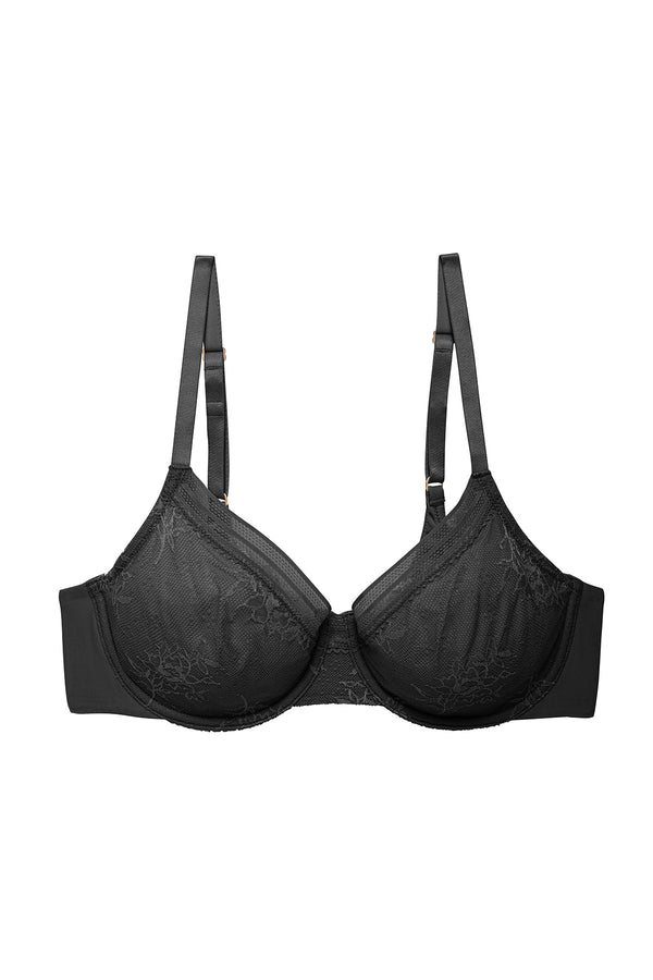 natori Love Lace Underwire Bra Black