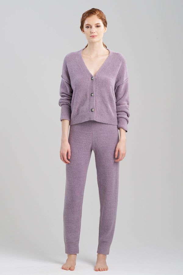 natori Luna Mellow Cropped Cardigan Wisteria