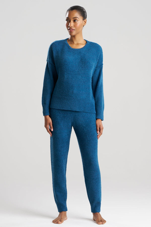 Natori Luna Mellow Top Midnight Teal