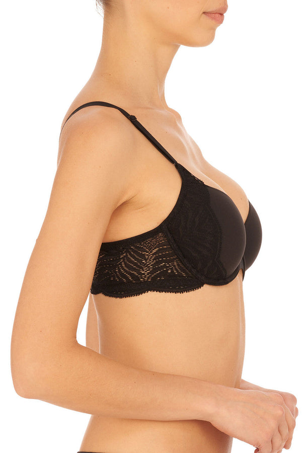 Natori Lush Demi Contour Underwire Bra Black
