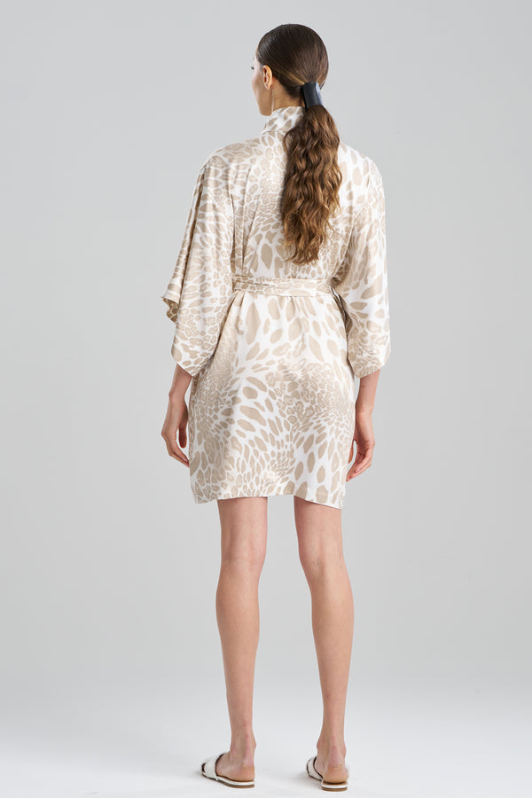 Natori Luxe Leopard Wrap Sand Taupe