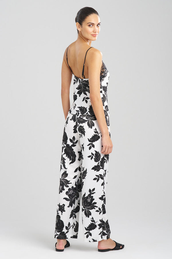 Natori Mantilla Lace Applique PJ Alabaster Combo