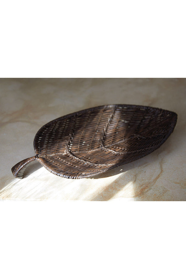 Natori Maranao Leaf Tray Brown