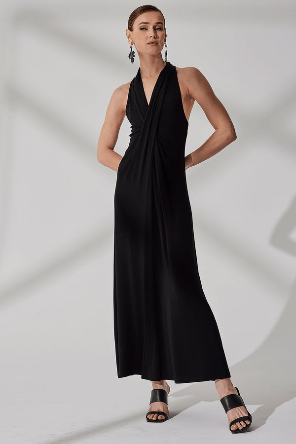 Natori Matte Jersey Maxi Dress Black