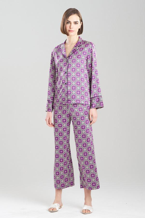 Natori Medallion Notch PJ Purple