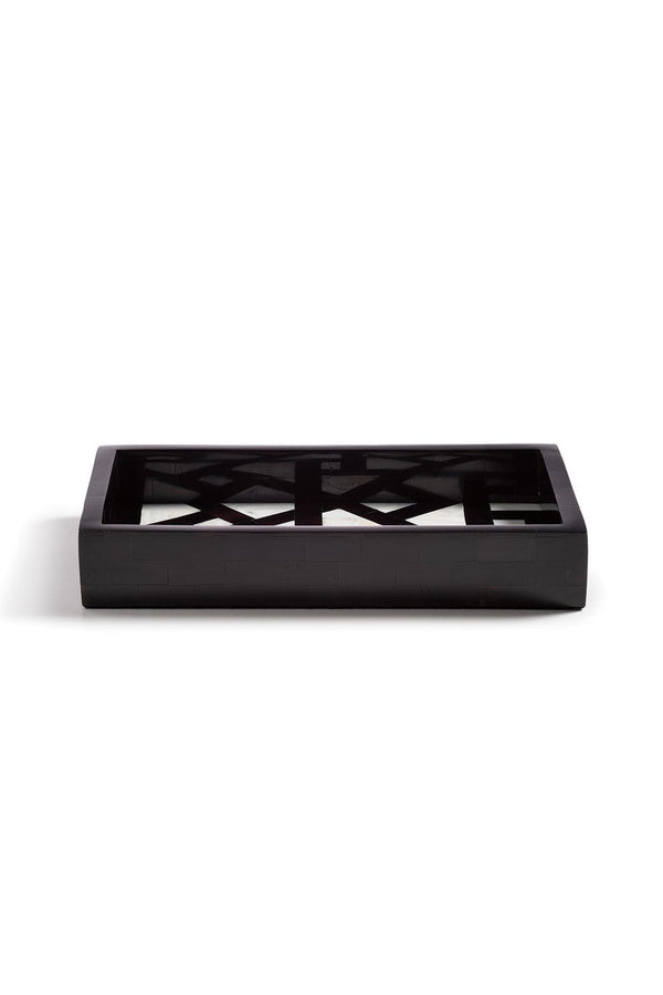 natori Mindoro Small Tray Black & White