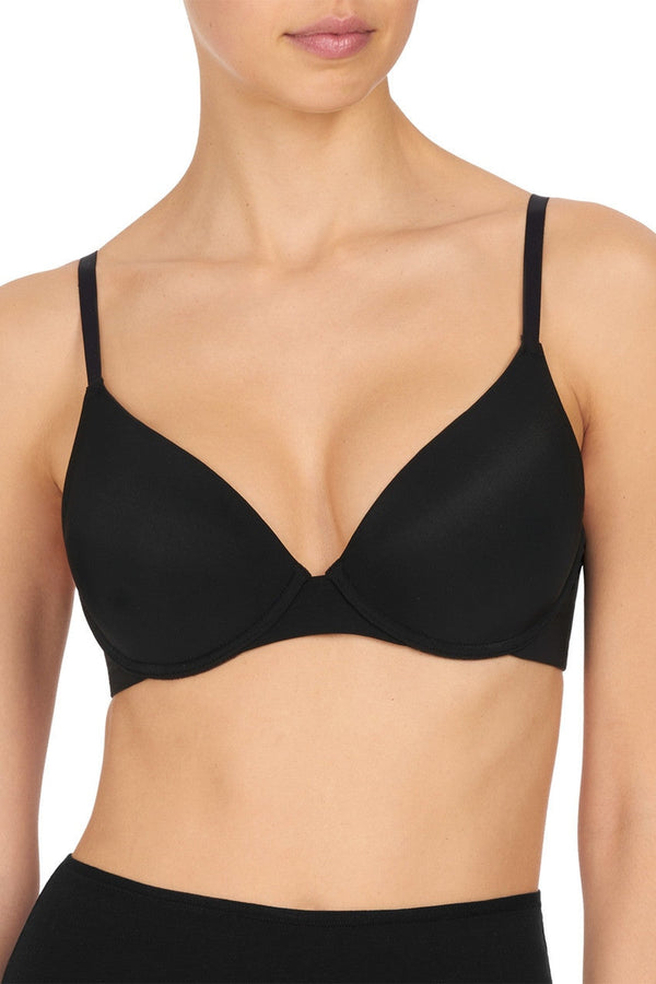 Natori Minimal Convertible Push-Up Bra Black