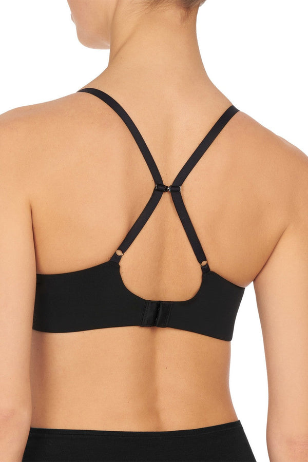 Natori Minimal Convertible Push-Up Bra Black