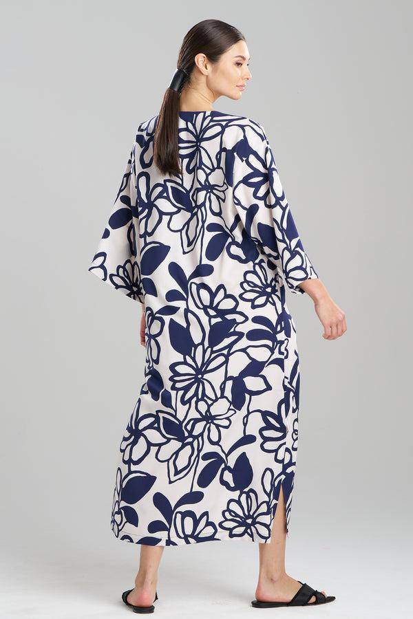Natori Miyu Caftan Navy
