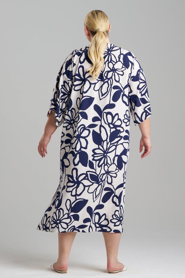 Natori Miyu Caftan Navy
