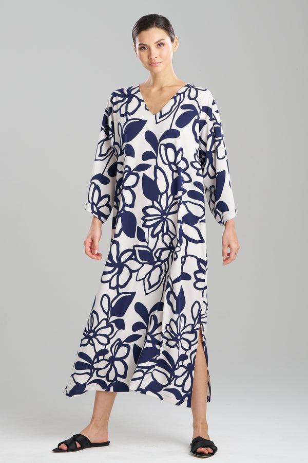 natori Miyu Caftan Navy