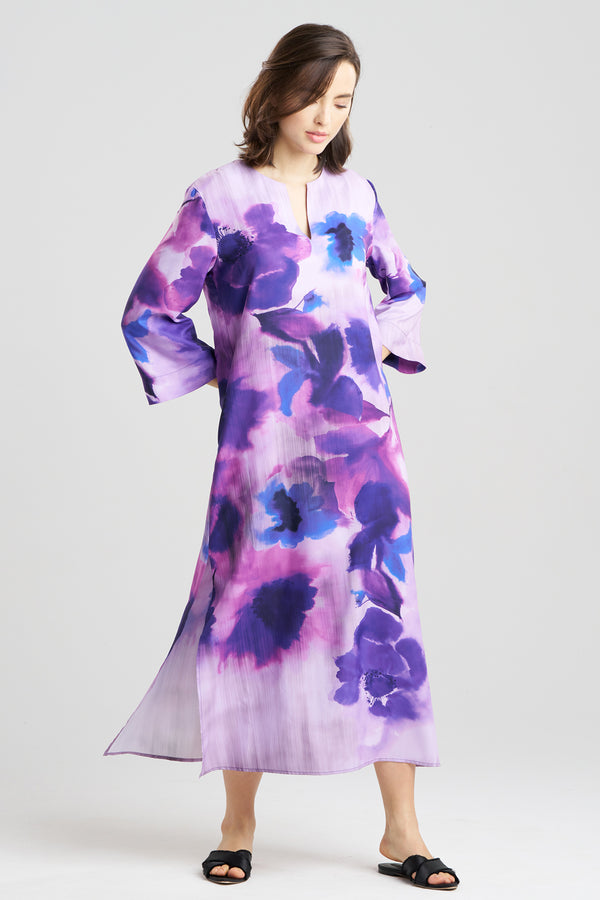 Natori Mizuki Caftan Floret Purple