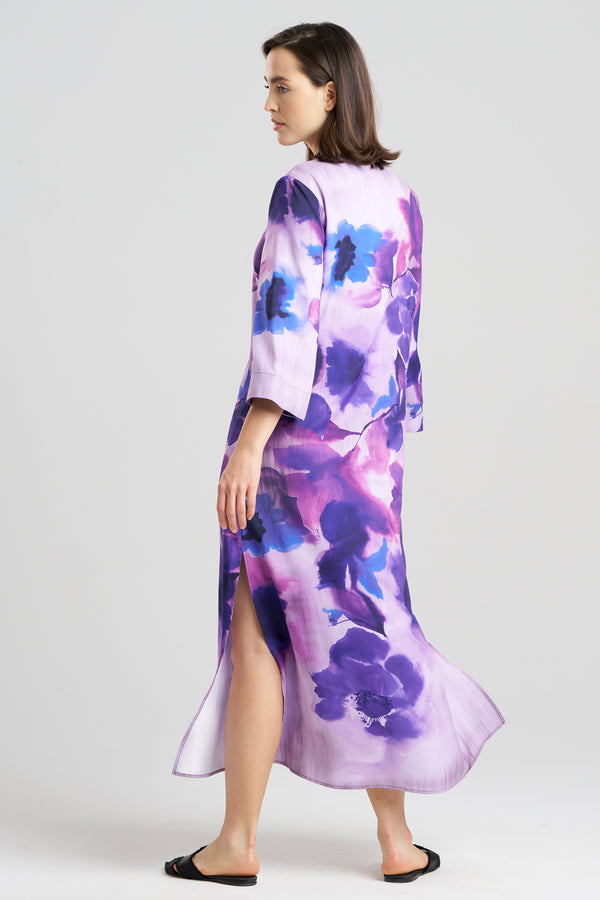 Natori Mizuki Caftan Floret Purple