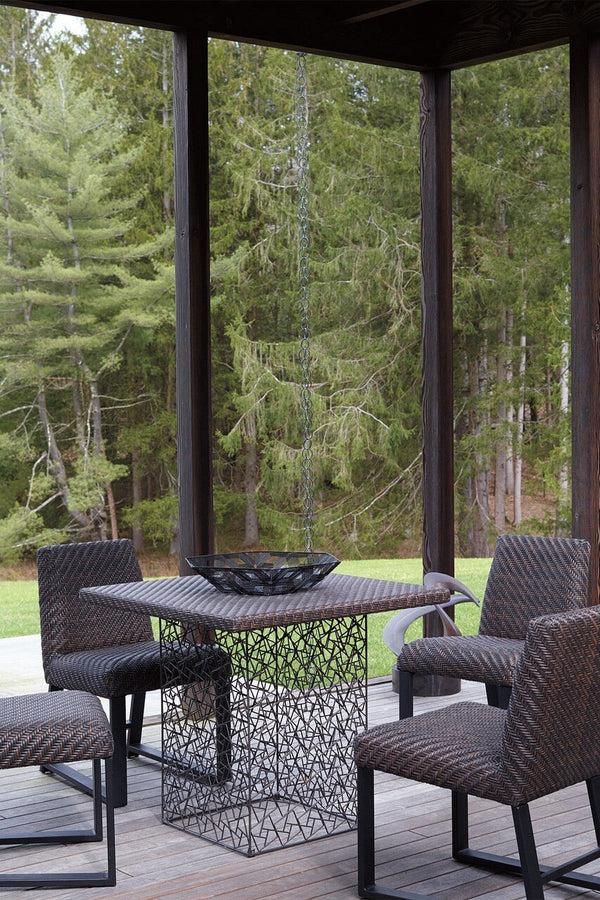 Natori Naga Hexagon Tray Black