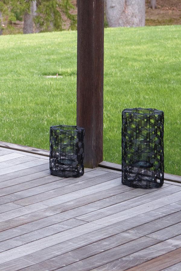 Natori Naga Hurricane Lantern Black