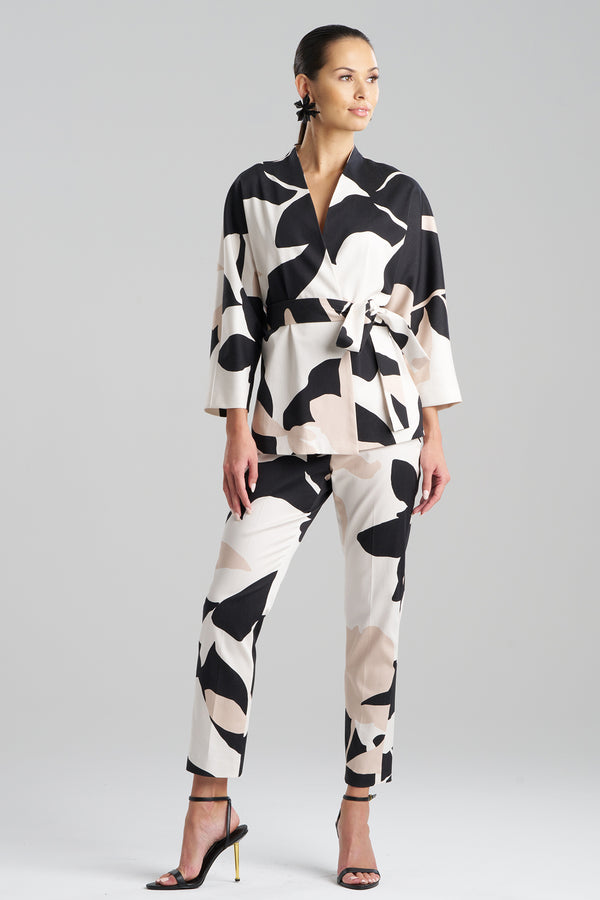 Natori Nishi Cotton Kimono Jacket Neutral