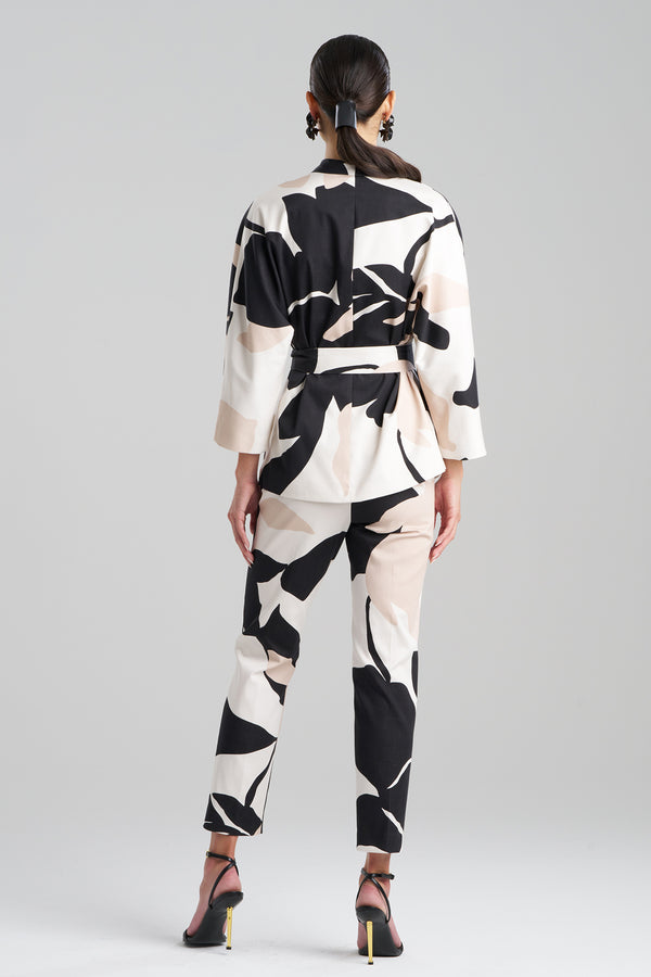 Natori Nishi Cotton Kimono Jacket Neutral