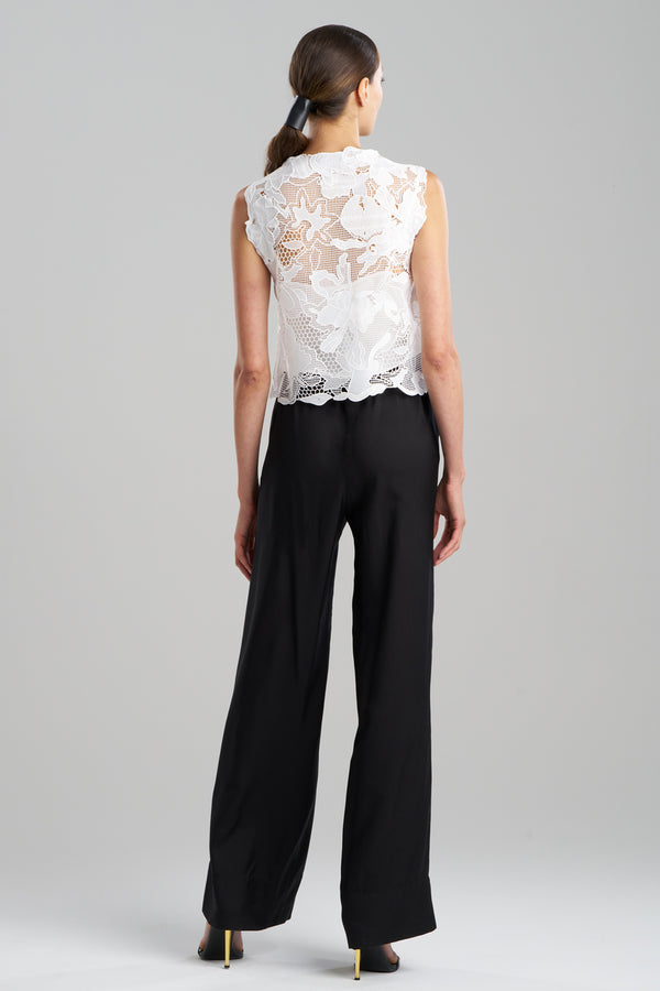 Natori Nishi Lace Square Top White