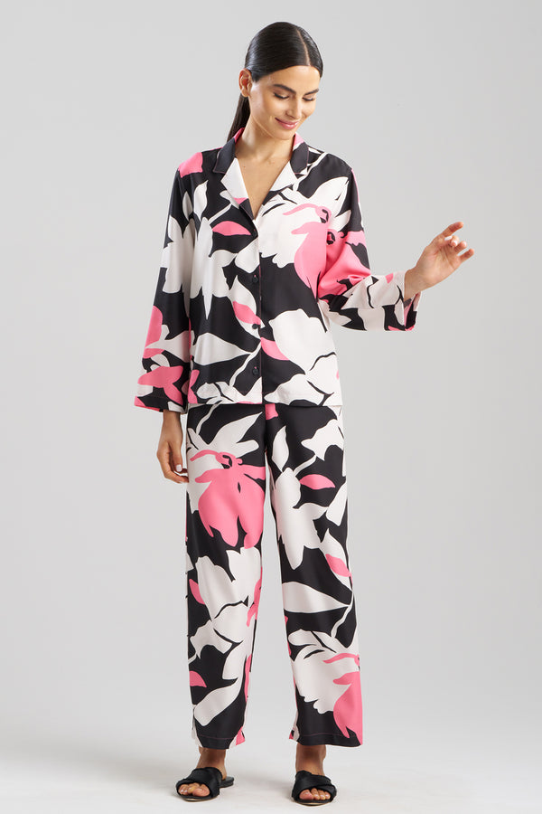 Natori Niwashi Notch PJ Pink/Black