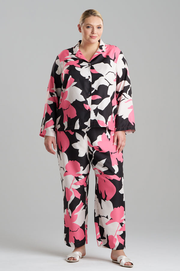 Natori Niwashi Notch PJ Pink/Black