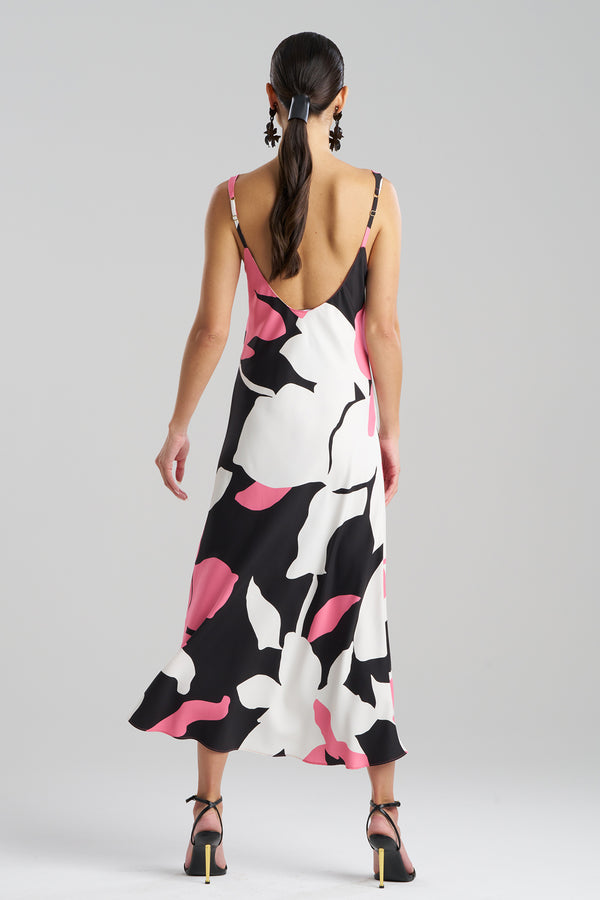 Natori Niwashi Slip Dress Pink/Black