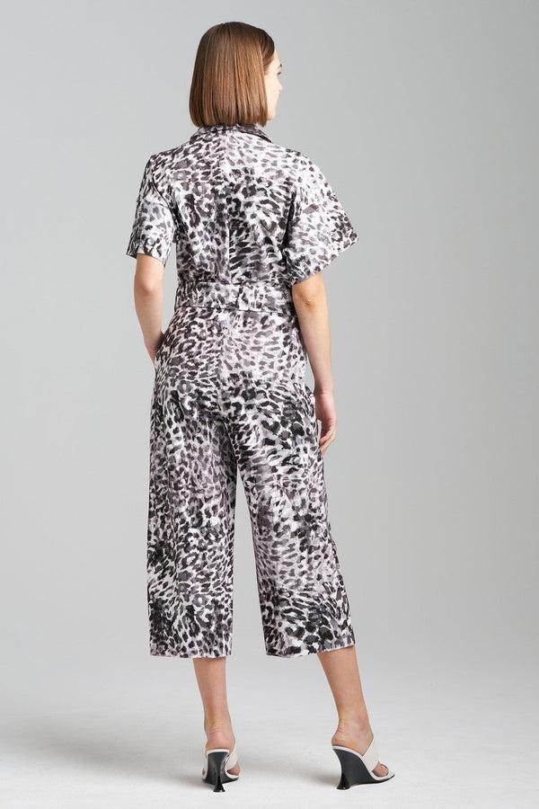 Natori Ombre Animale Jumpsuit Black/Grey Combo