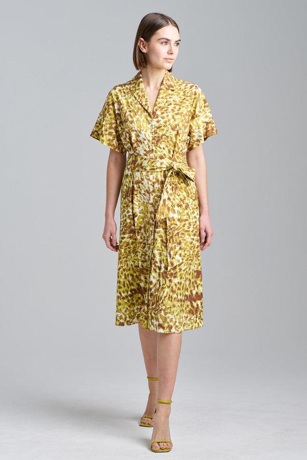 natori Ombre Animale Shirtdress Wasabi Combo
