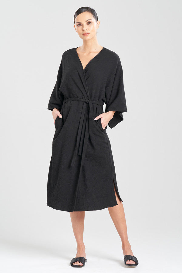 natori Onsen Robe Black