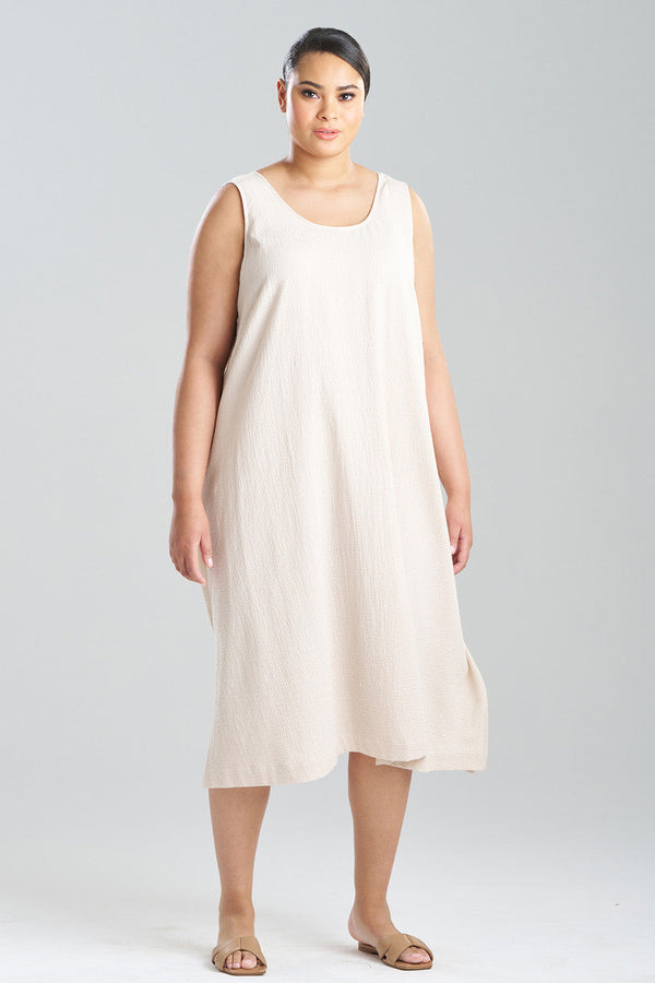 Natori Onsen Tank Slip Dress Sand Dune