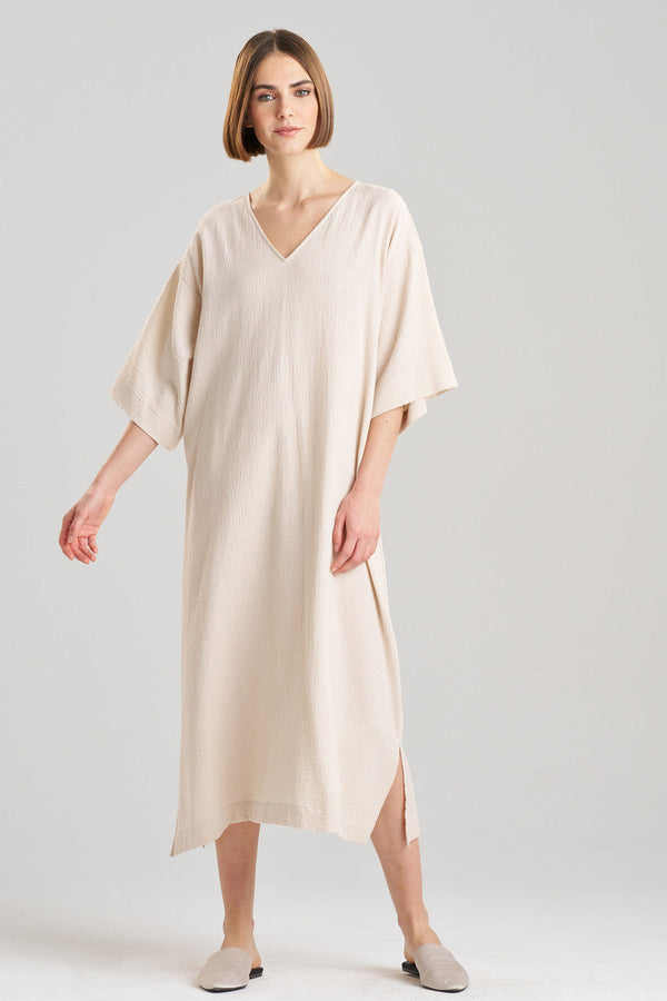 Natori Onsen V-Neck Caftan Sand Dune