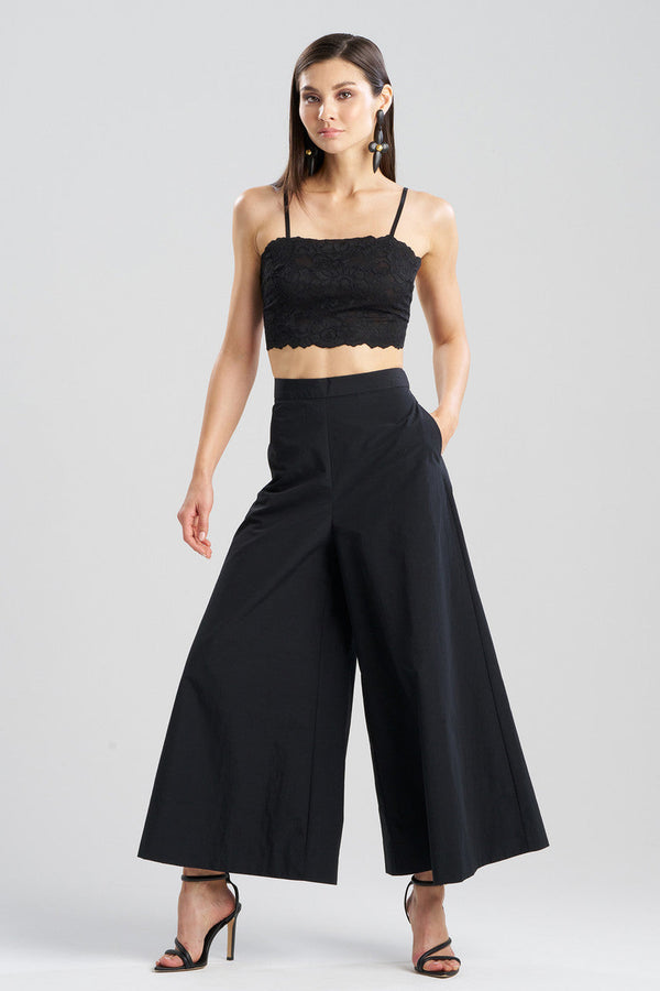 natori Peony Allover Lace Bralette Black