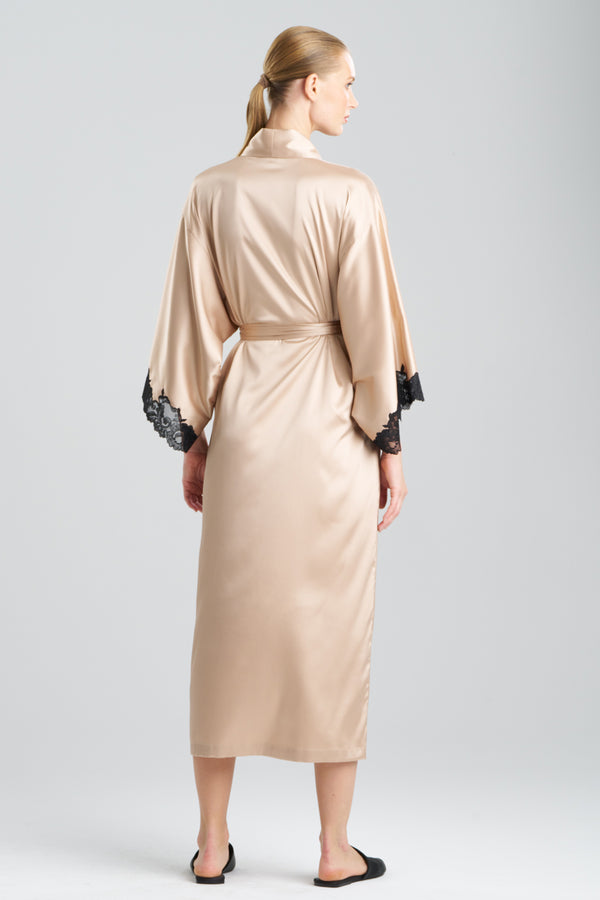 Natori Peony Glamour Robe Café