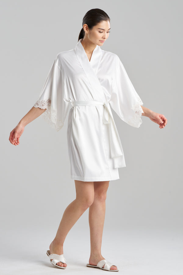 Natori Peony Glamour Wrap Warm White