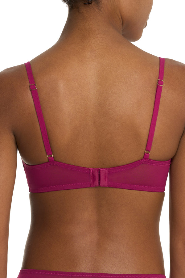 Natori Peony Unlined Underwire Bra Dk Raspberry