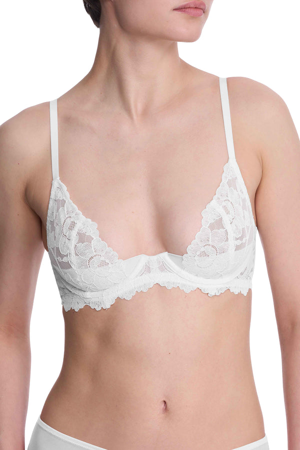 Natori Peony Unlined Underwire Bra Light Ivory