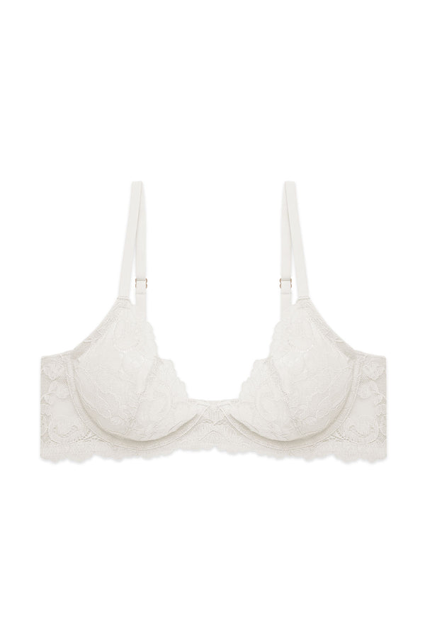 natori Peony Unlined Underwire Bra Light Ivory