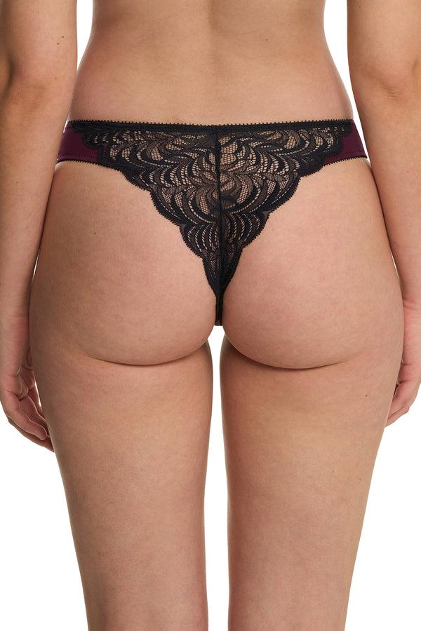 Natori Persuasion Thong Royal Fig/Black