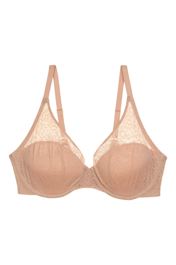natori Pretty Smooth Seamless Underwire Bra Buff