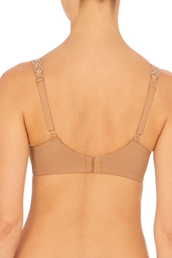Natori Pure Luxe Push-Up Underwire Bra Café