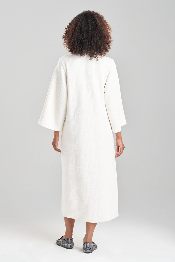 Natori Quilted Infinity Jacquard Lounger Cream