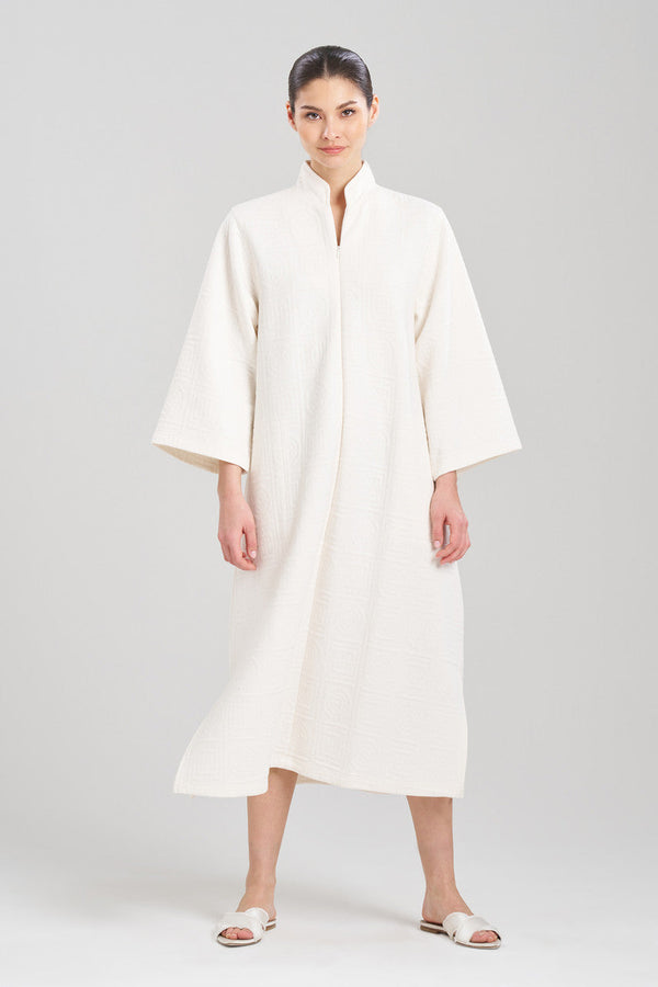 Natori Quilted Infinity Jacquard Lounger Cream