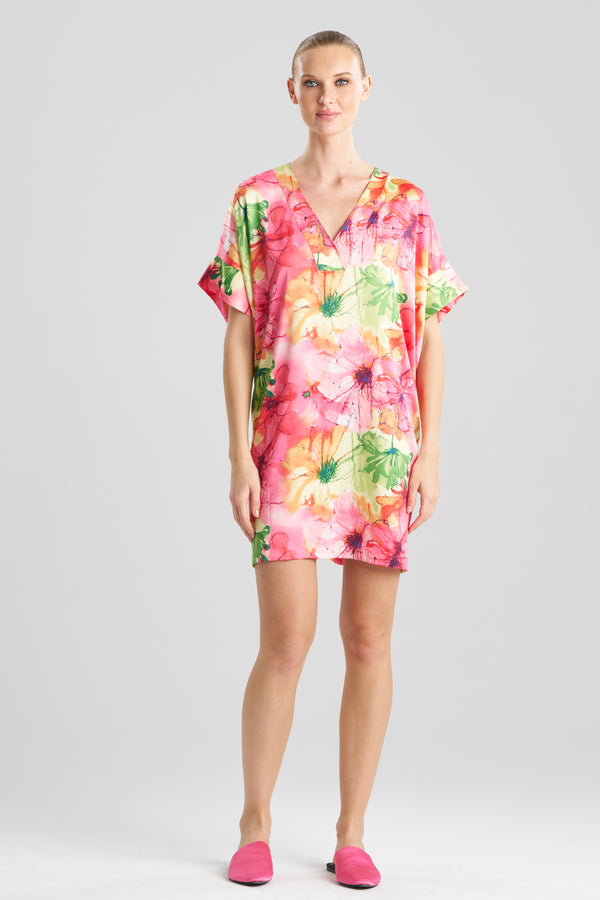 natori Radiance Satin Sleepshirt Multi